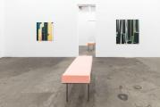 Claudia Piepenbrock: Benches [2-parts], 2017, steel, foam, each 65 x 50 x 150 cm

